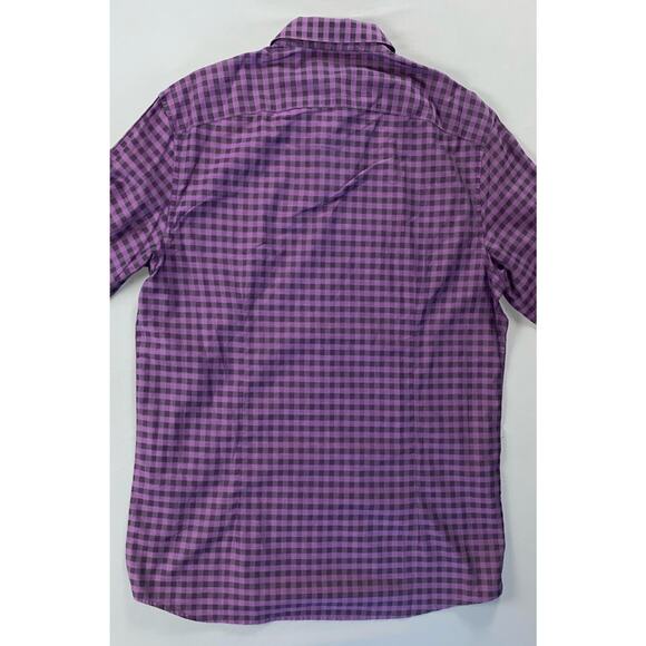 Kenneth Cole Reaction Super Slim Fit Long Sleeve Button Front Sport Shirt. L NWT - Picture 6 of 7